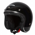 Spada Helmet Open Face Classic Plain Gloss Black